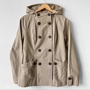 NEW 100% Cotton Short Trench Jacket in Khaki *Note